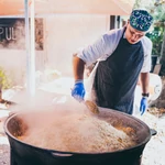 Piláf Nap/ üzbég plov rendezvényre