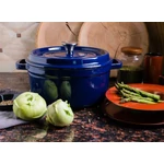 Grand Feu öntöttvas edény 4.7 literes, sötétkék