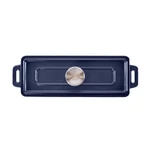 Grand Feu öntöttvas sütőedény fedővel, sötétkék