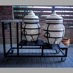 Kétkemencés tandori-kocsi