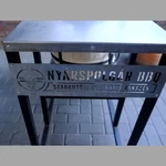 Kétkemencés tandori-kocsi