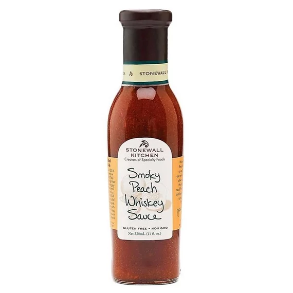Smoky Peach Whiskey Sauce