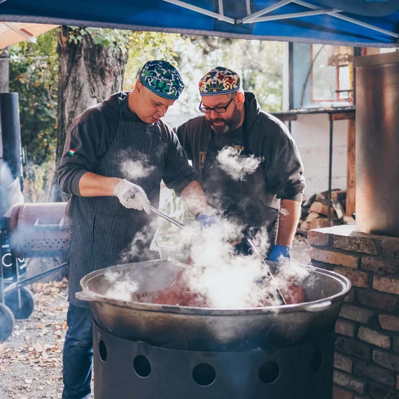 Piláf Nap/ üzbég plov rendezvényre