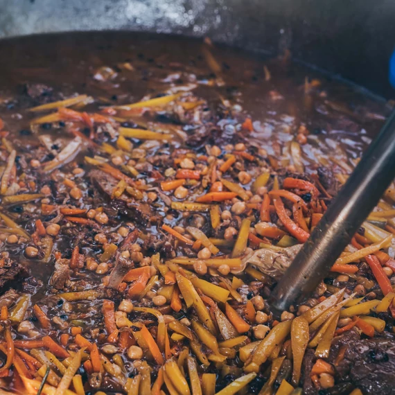 Piláf Nap/ üzbég plov rendezvényre