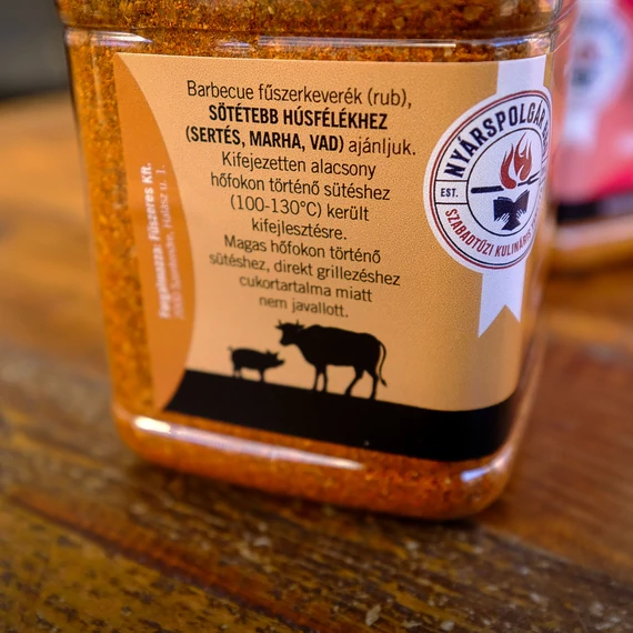 Nyárspolgár BBQ Texasi stílusú, kávés Rub