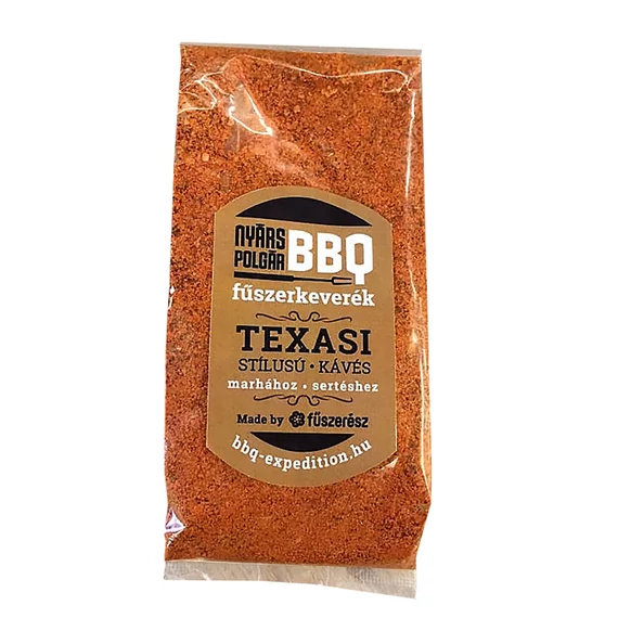 Nyárspolgár BBQ Texasi stílusú, kávés